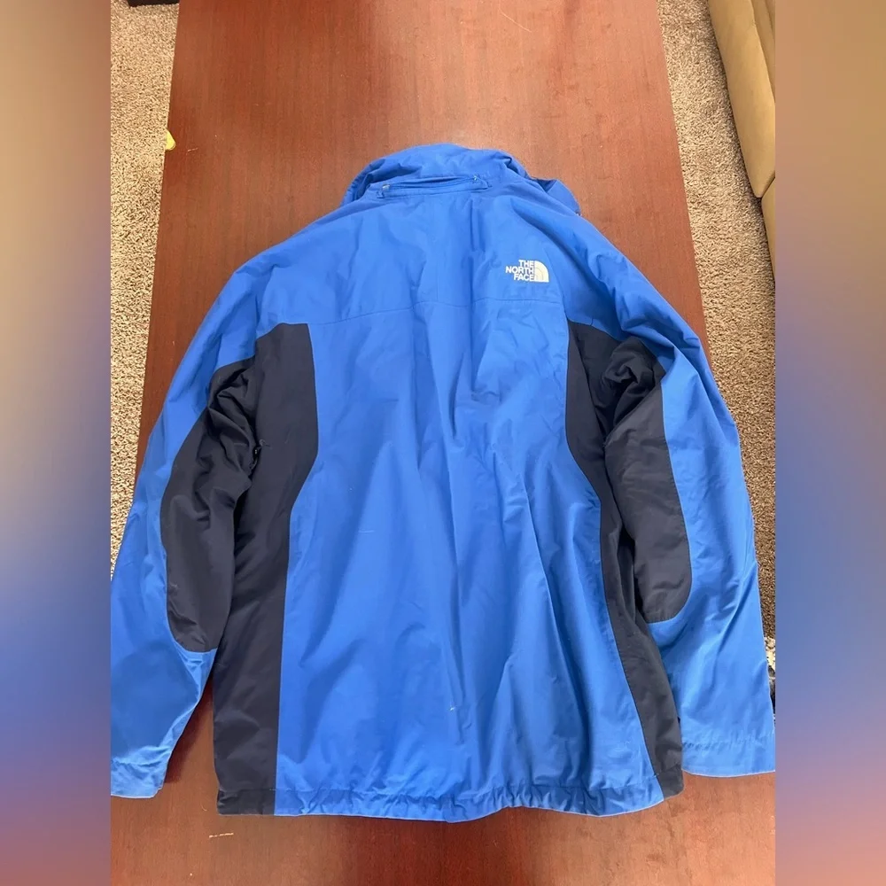 The North Face Navy 2 layer winter coat
